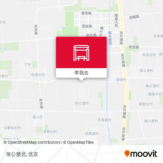 张公垡北地图
