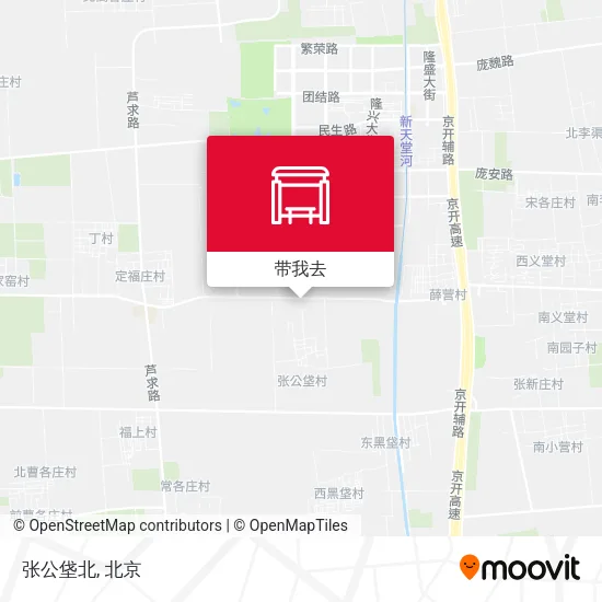 张公垡北地图