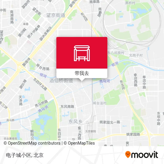 电子城小区地图