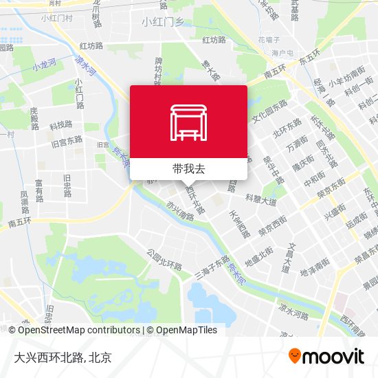 大兴西环北路地图