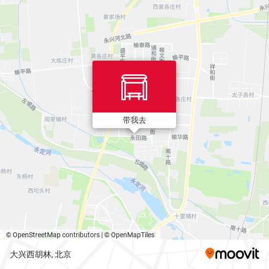 大兴西胡林地图