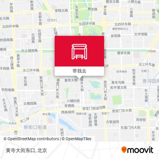 黄寺大街东口地图