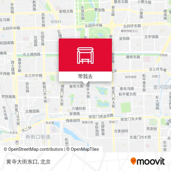黄寺大街东口地图