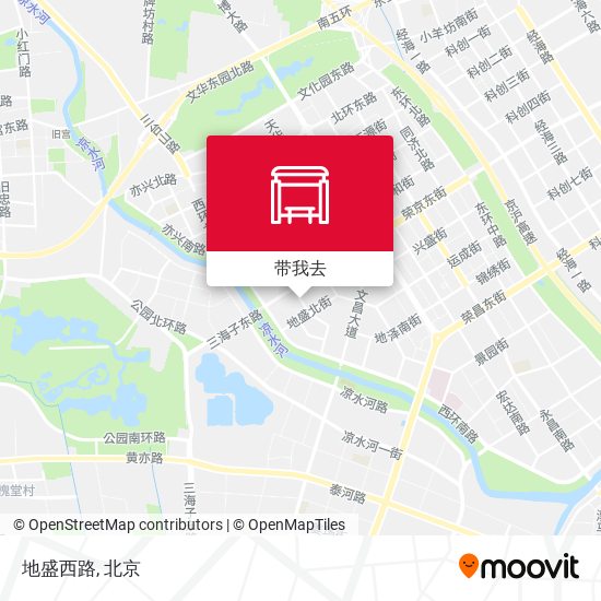 地盛西路地图