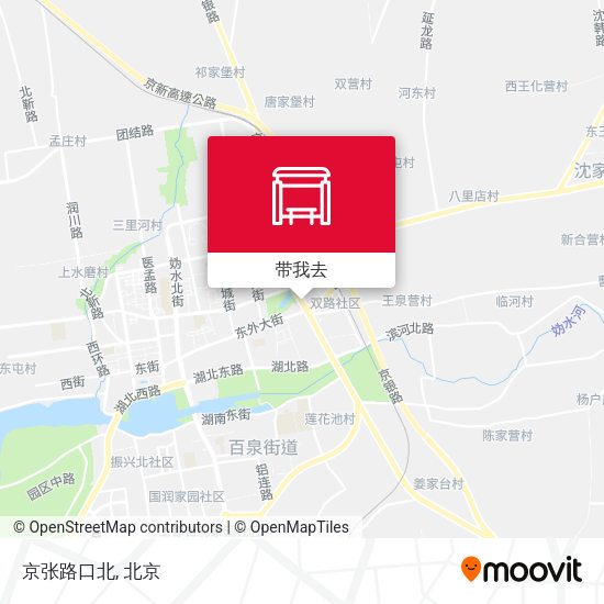 京张路口北地图