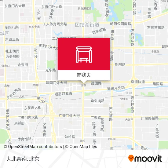 大北窑南地图