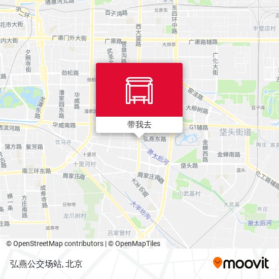 弘燕公交场站地图