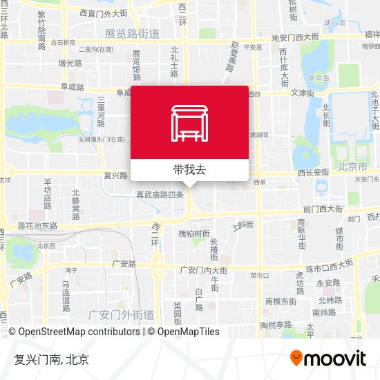 复兴门南地图
