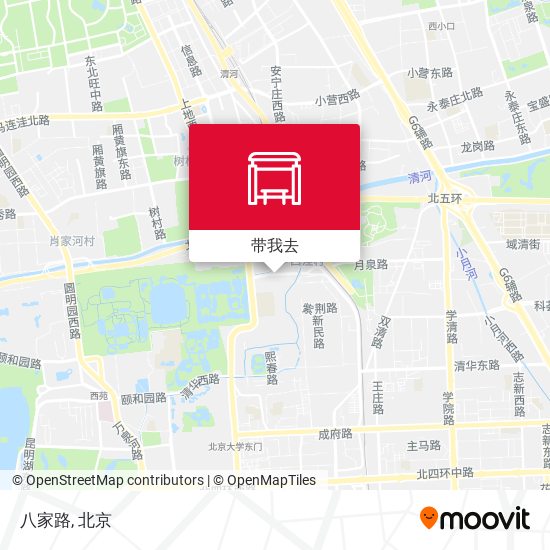 八家路地图