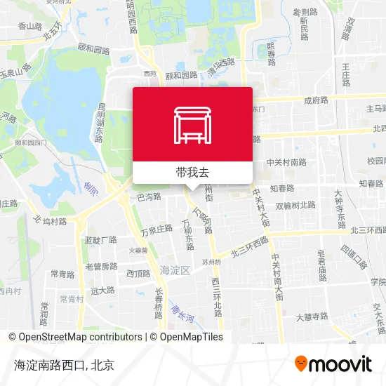 海淀南路西口地图