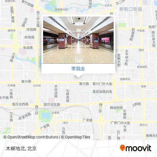 木樨地北地图