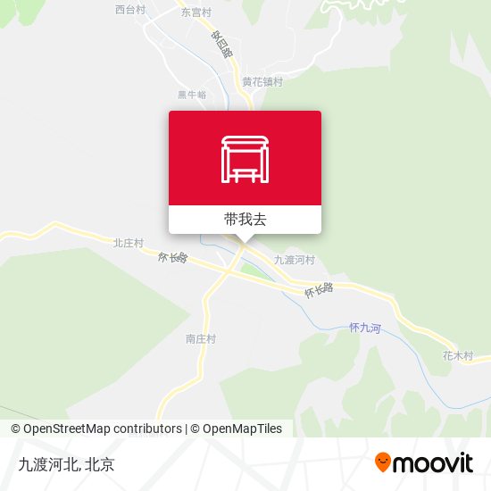 九渡河北地图