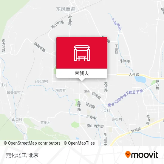 燕化北庄地图