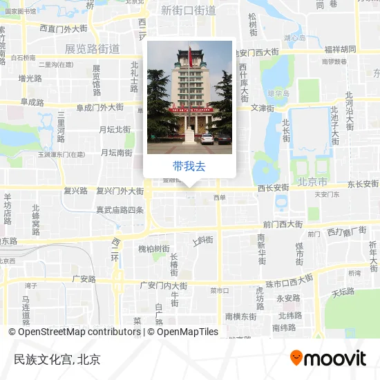 民族文化宫地图