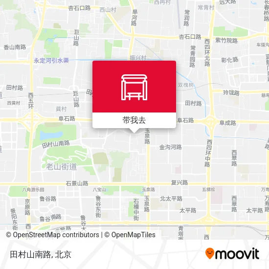 田村山南路地图
