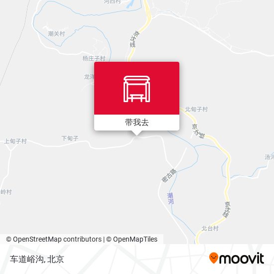 车道峪沟地图