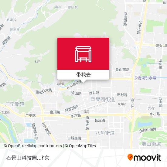 石景山科技园地图