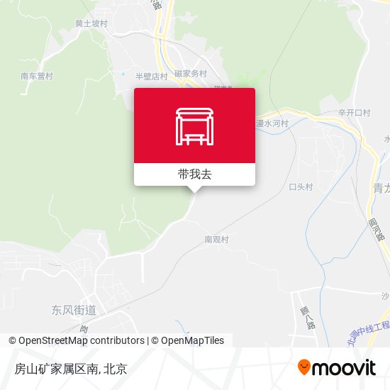 房山矿家属区南地图