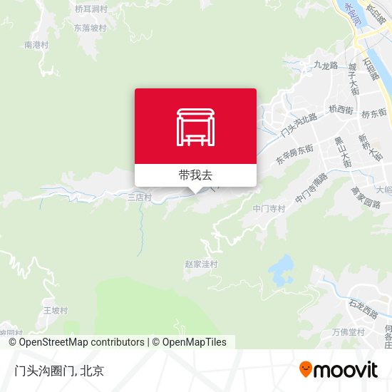 门头沟圈门地图