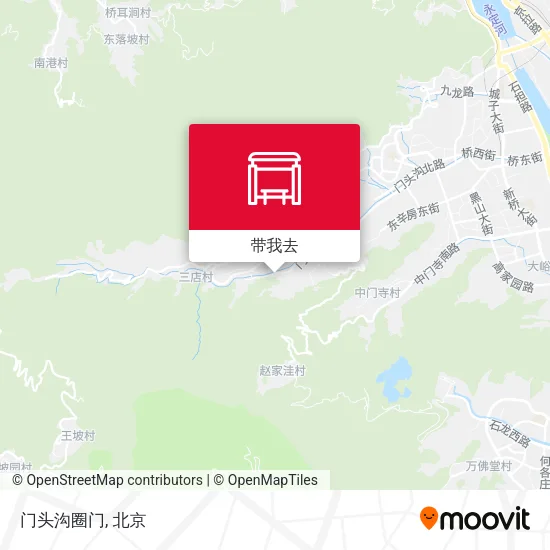 门头沟圈门地图