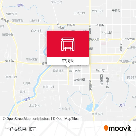 平谷地税局地图