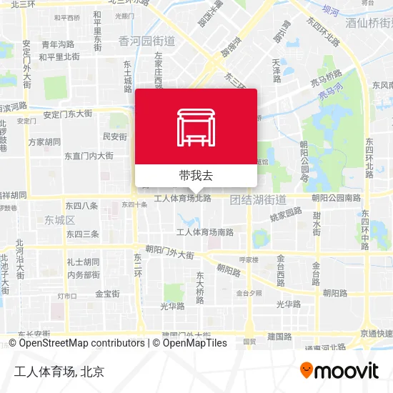 工人体育场地图