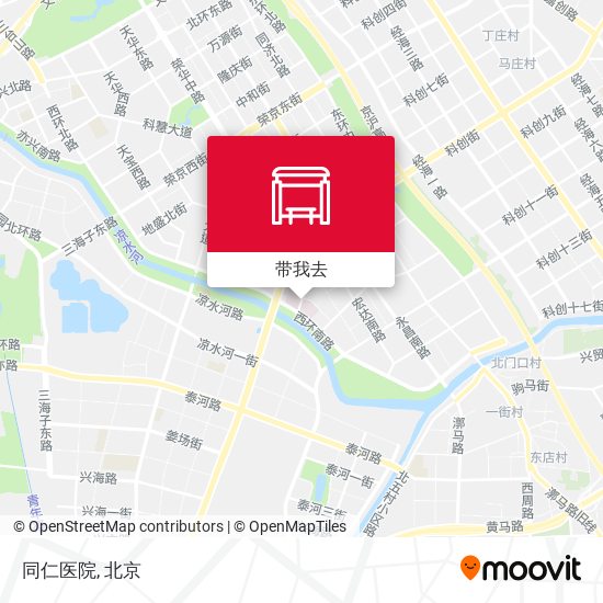同仁医院地图