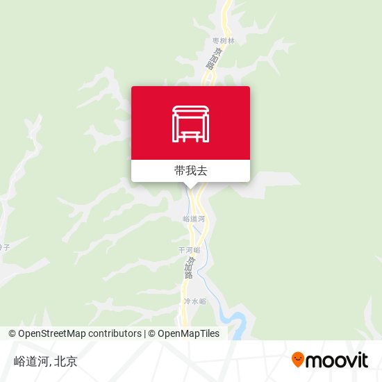 峪道河地图