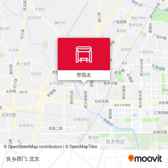 良乡西门地图