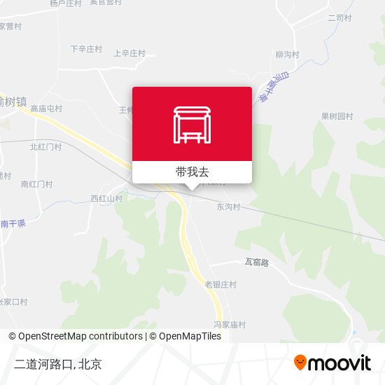 二道河路口地图