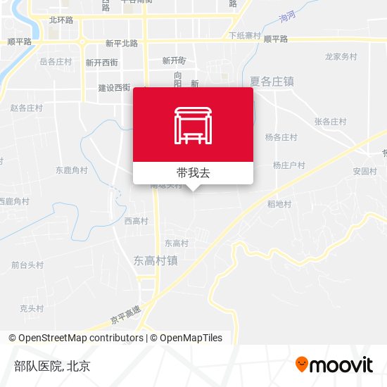 部队医院地图
