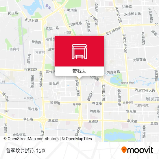 善家坟(北行)地图