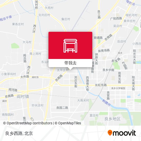 良乡西路地图