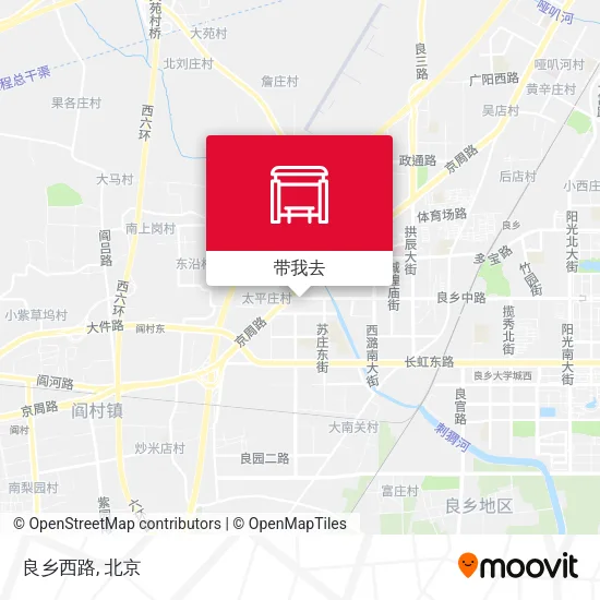 良乡西路地图