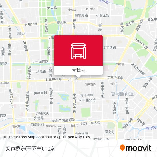 安贞桥东(三环主)地图