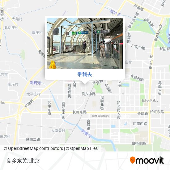 良乡东关地图