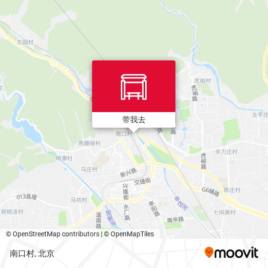 南口村地图