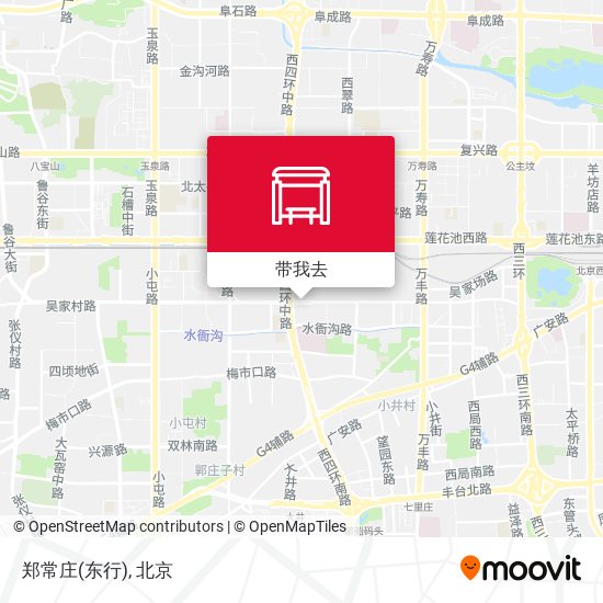 郑常庄(东行)地图