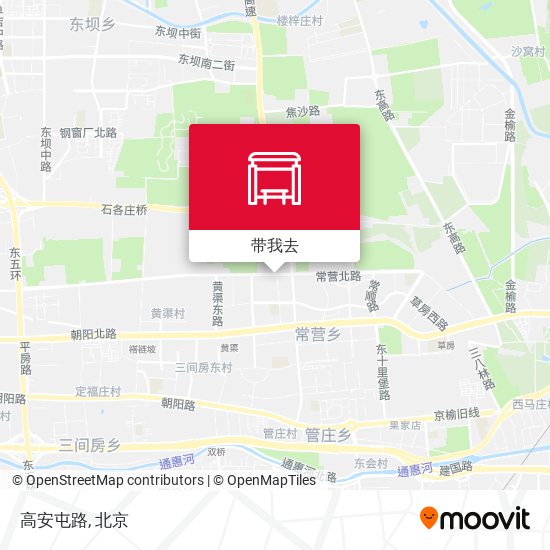 高安屯路地图