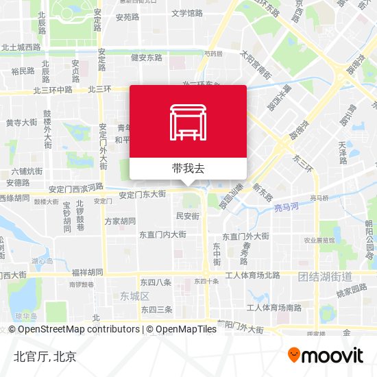 北官厅地图