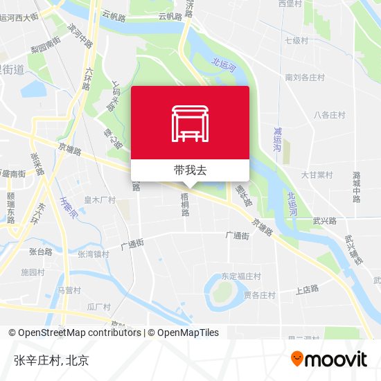 张辛庄村地图