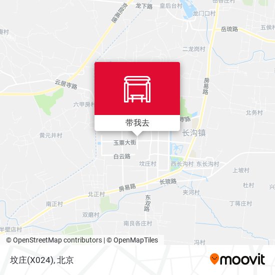 坟庄(X024)地图