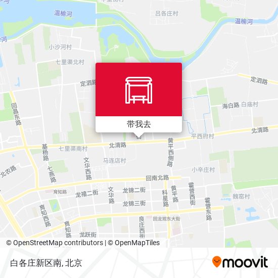 白各庄新区南地图