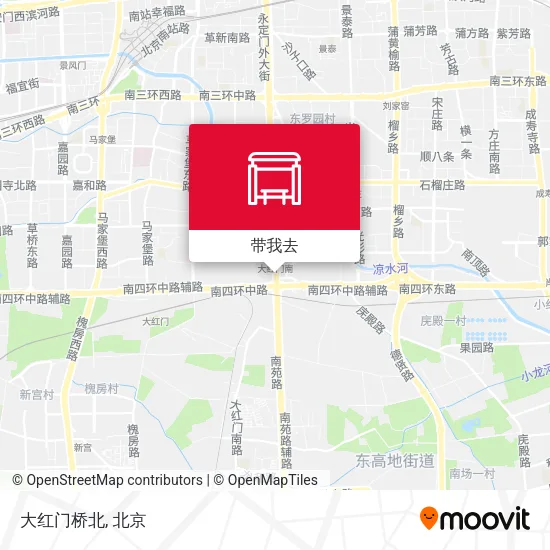 大红门桥北地图