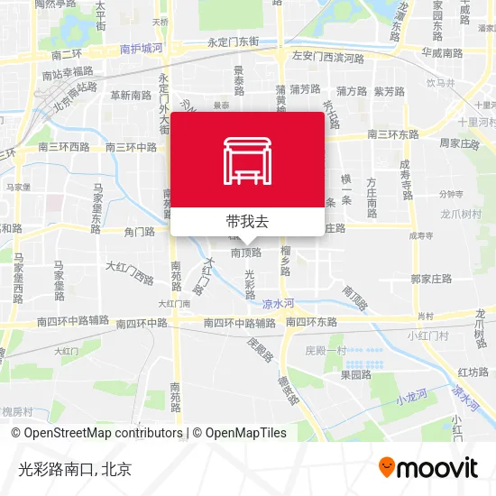 光彩路南口地图