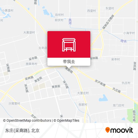 东庄(采廊路)地图