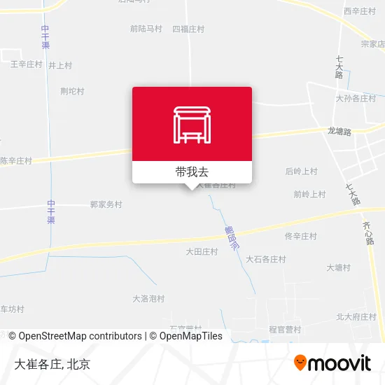 大崔各庄地图