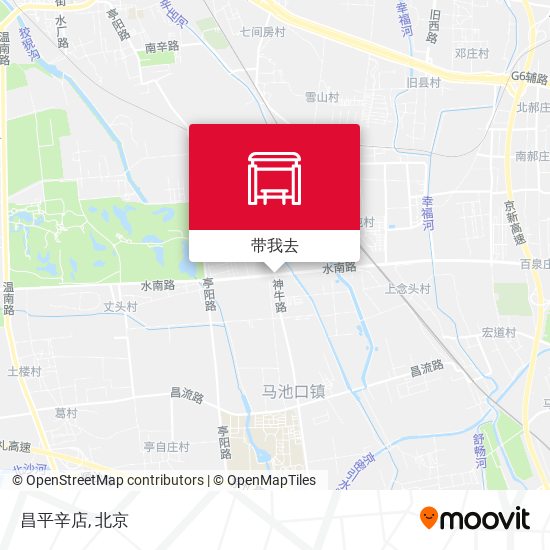 昌平辛店地图