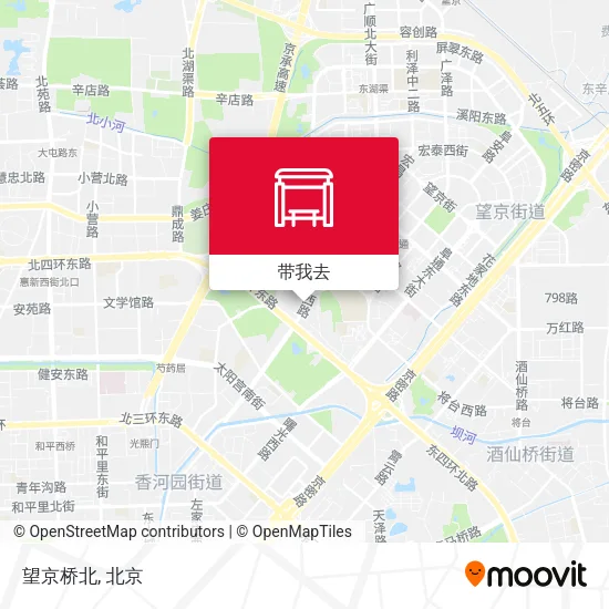 望京桥北地图