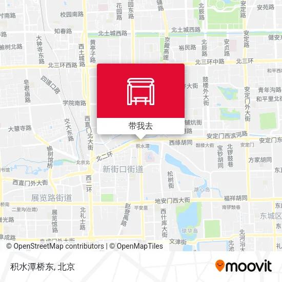 积水潭桥东地图
